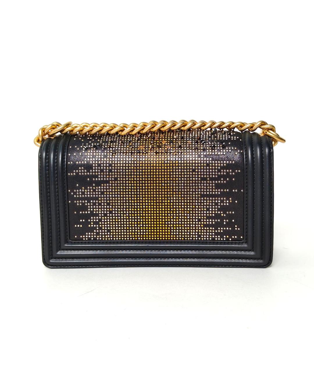 CHANEL Черная кожаная сумка через плечо, фото 4