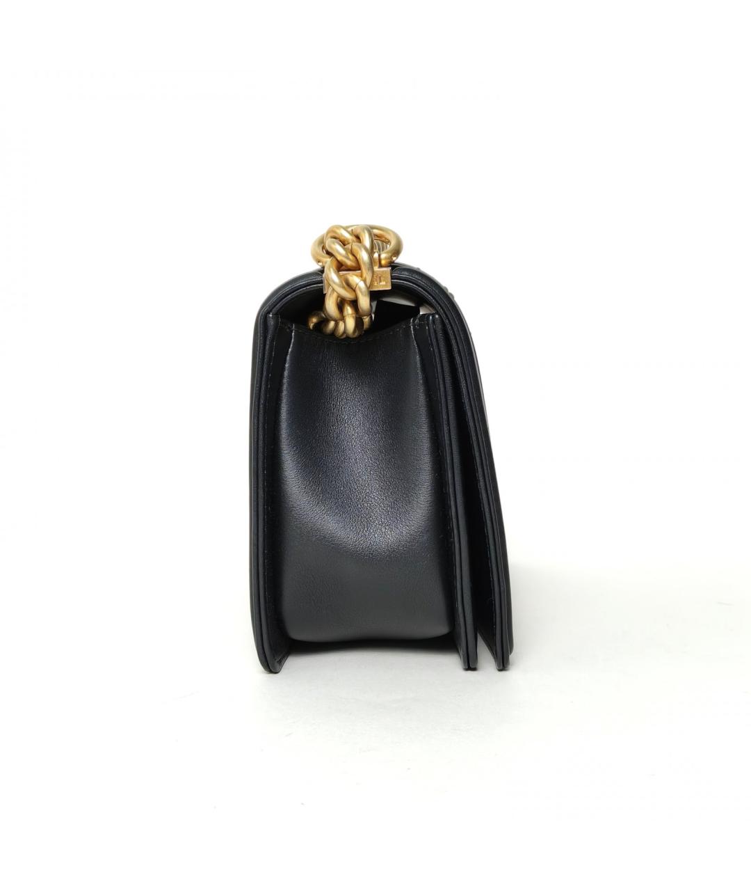 CHANEL Черная кожаная сумка через плечо, фото 3