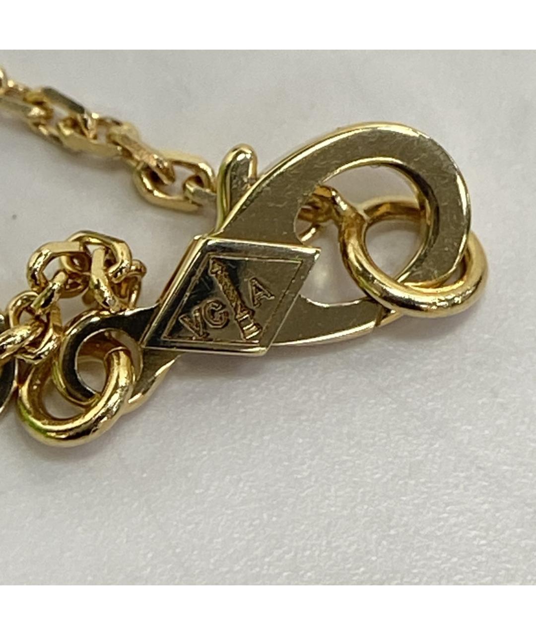 VAN CLEEF & ARPELS Зеленые колье из желтого золота, фото 9