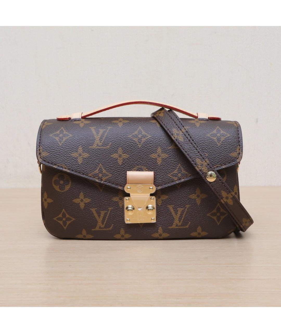 LOUIS VUITTON Коричневая сумка через плечо, фото 3
