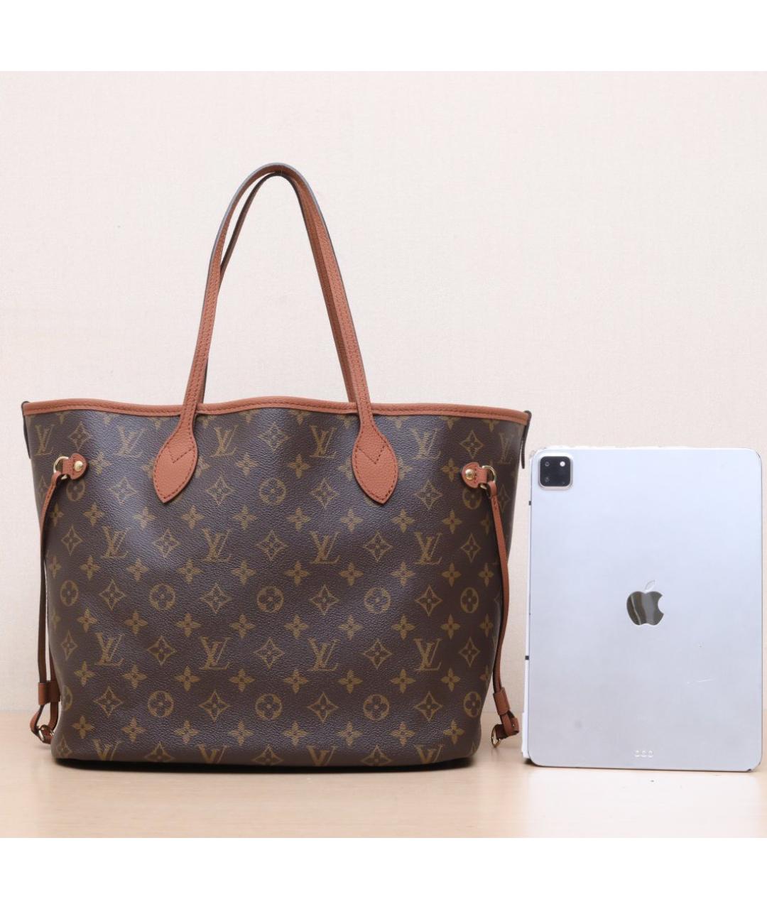 LOUIS VUITTON Коричневая сумка тоут, фото 7