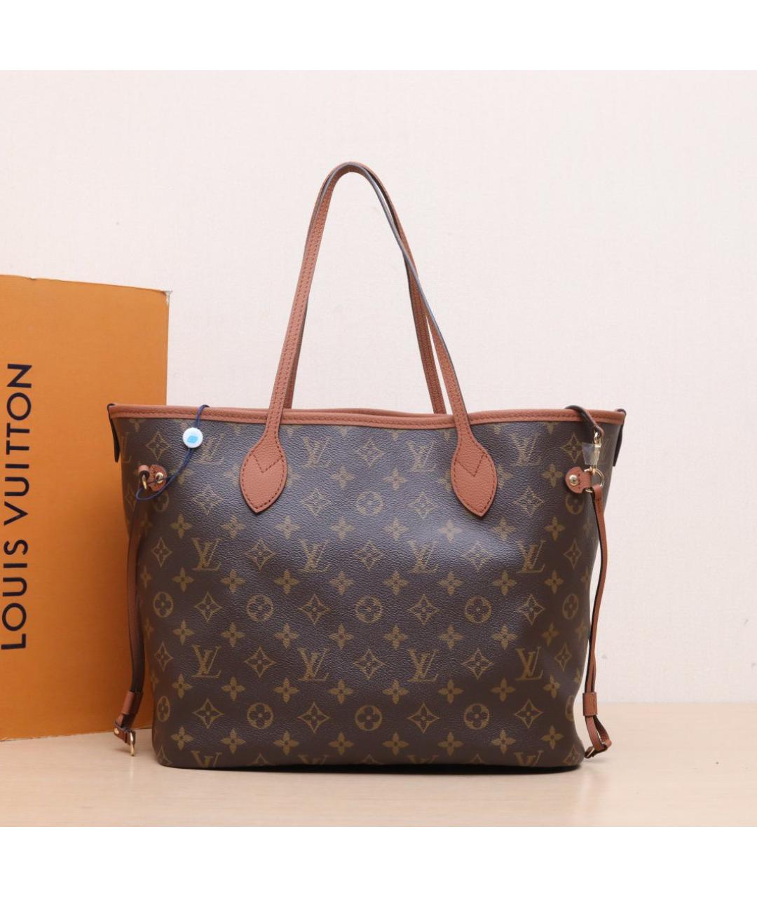 LOUIS VUITTON Коричневая сумка тоут, фото 2