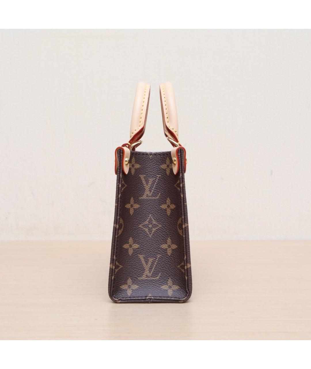 LOUIS VUITTON Коричневая сумка через плечо, фото 4