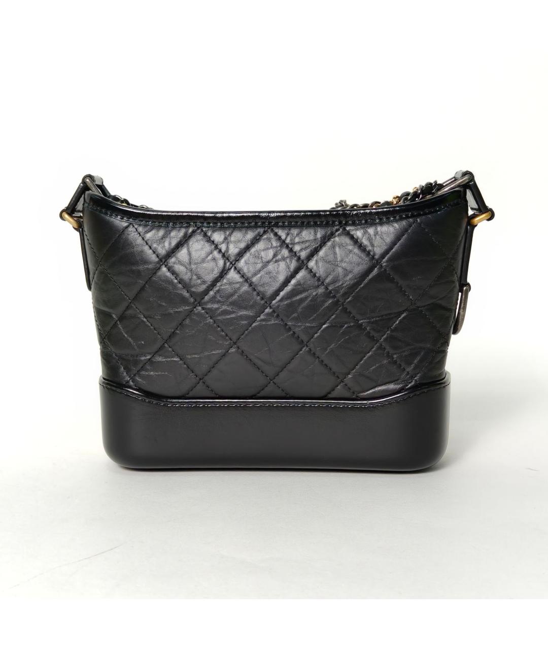 CHANEL Черная кожаная сумка через плечо, фото 4