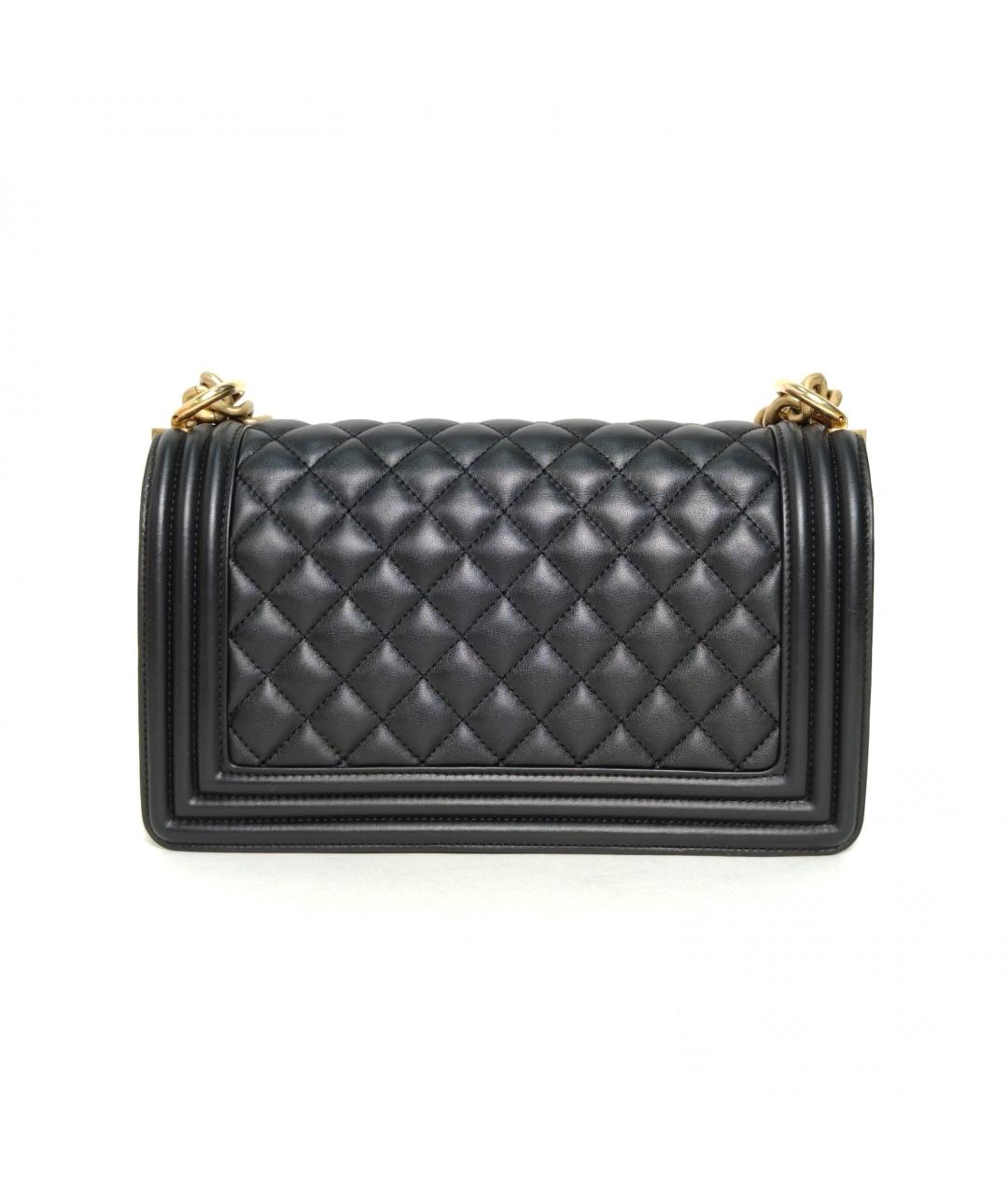 CHANEL Черная кожаная сумка через плечо, фото 4