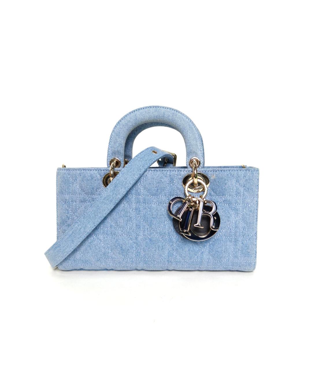 CHRISTIAN DIOR Голубая сумка через плечо, фото 2