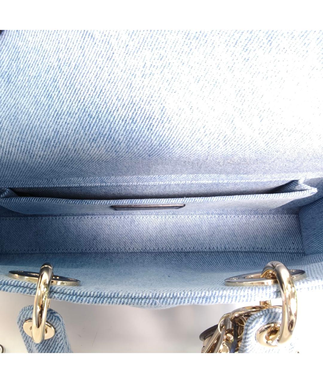 CHRISTIAN DIOR Голубая сумка через плечо, фото 8
