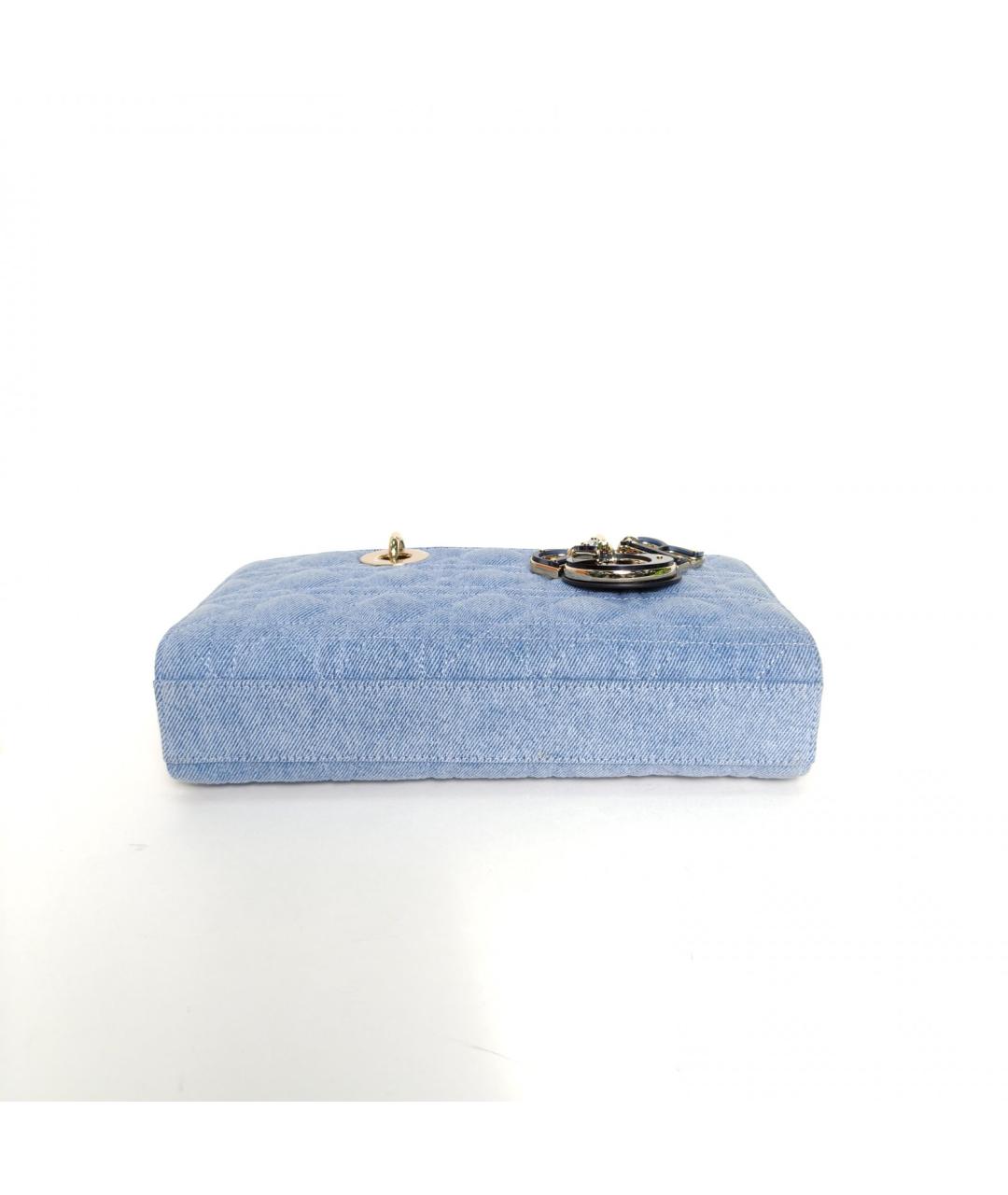 CHRISTIAN DIOR Голубая сумка через плечо, фото 6