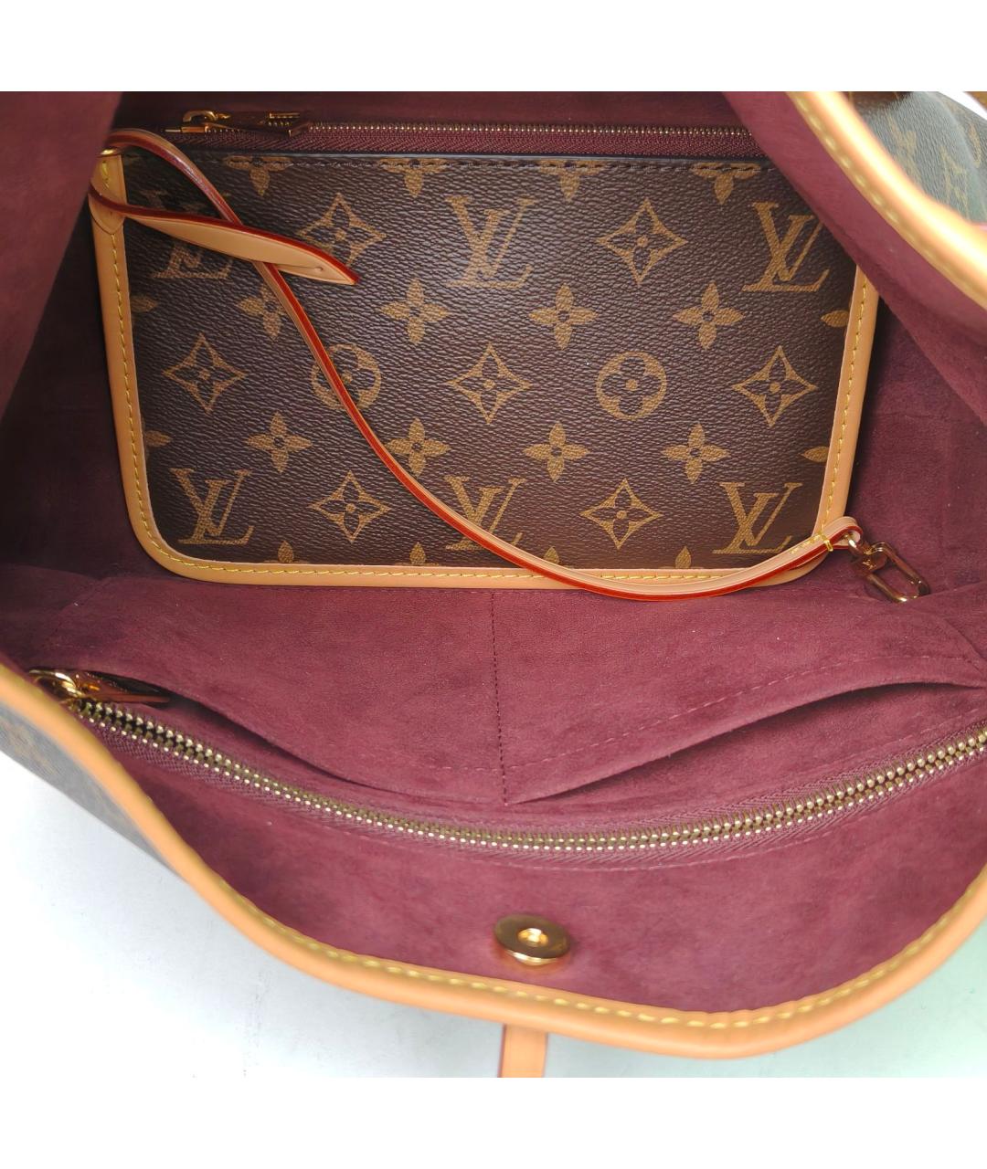 LOUIS VUITTON Коричневая сумка через плечо, фото 8