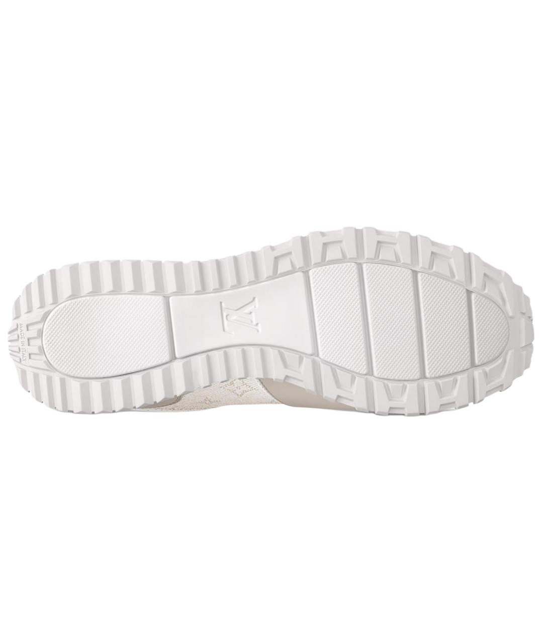 LOUIS VUITTON Коричневые кожаные низкие кроссовки / кеды, фото 6