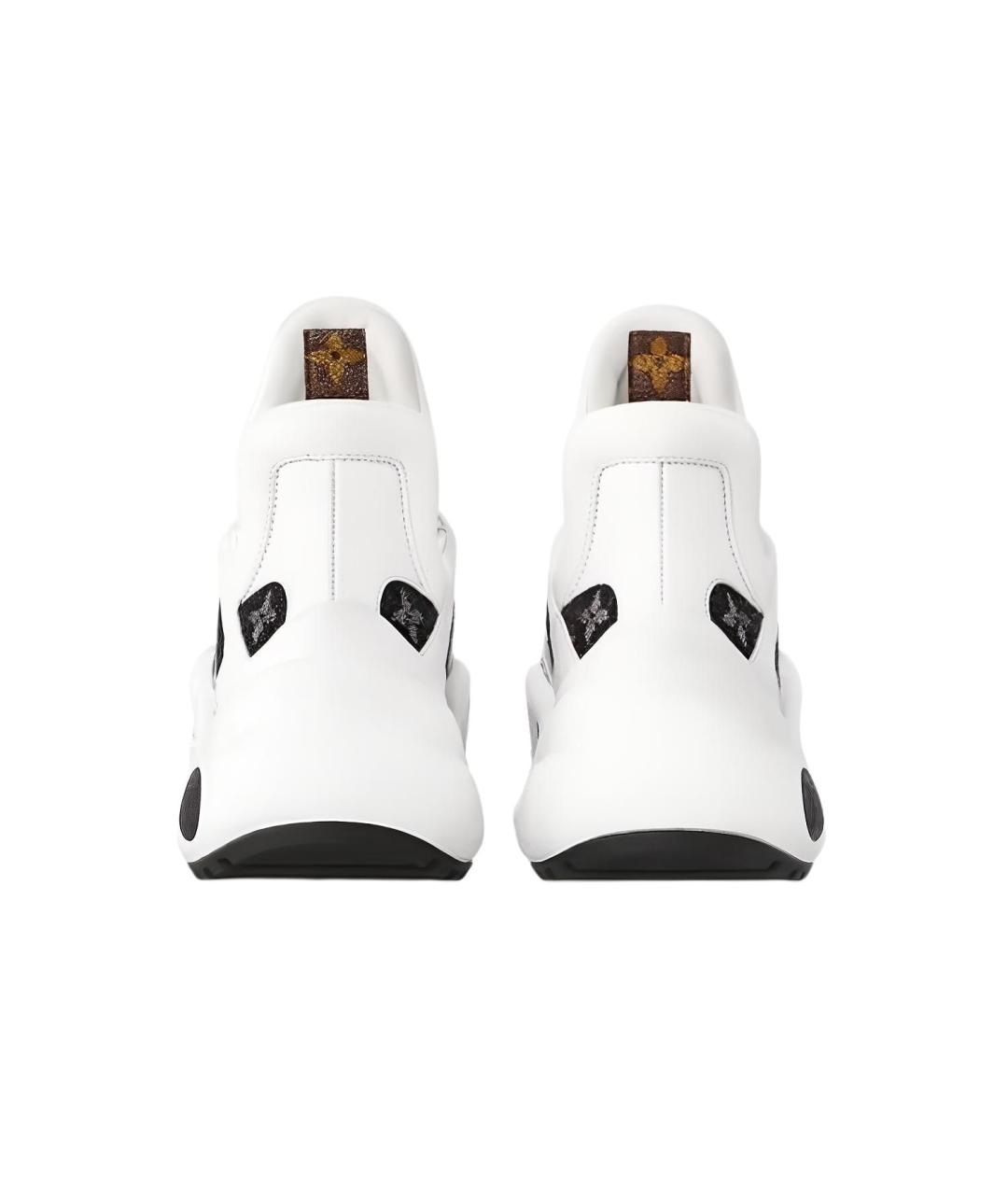 LOUIS VUITTON Черные кожаные кроссовки, фото 5