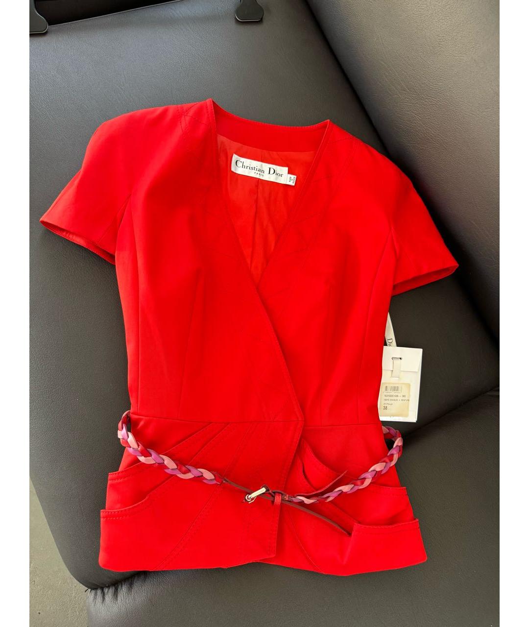 CHRISTIAN DIOR Хлопковый жакет/пиджак, фото 3