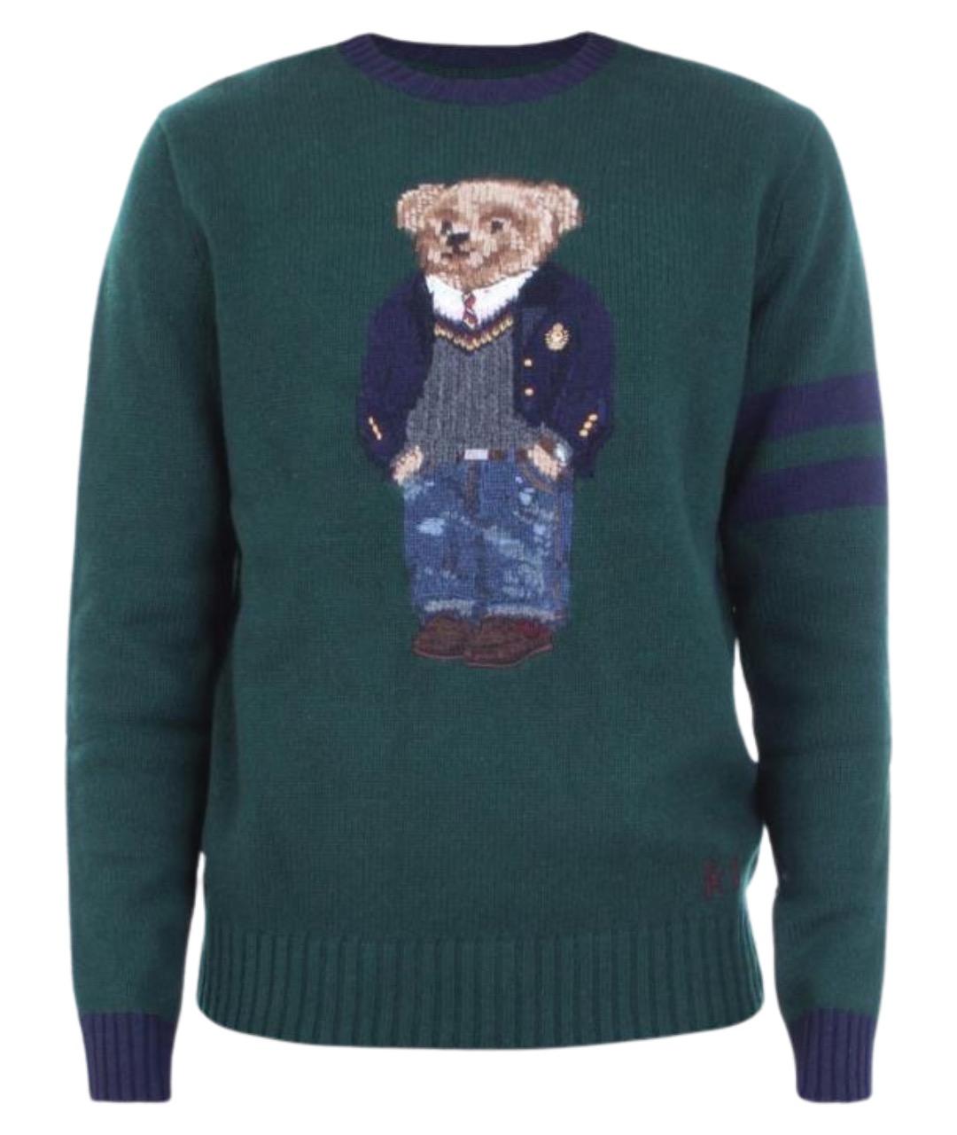 POLO RALPH LAUREN Зеленый джемпер / свитер, фото 1