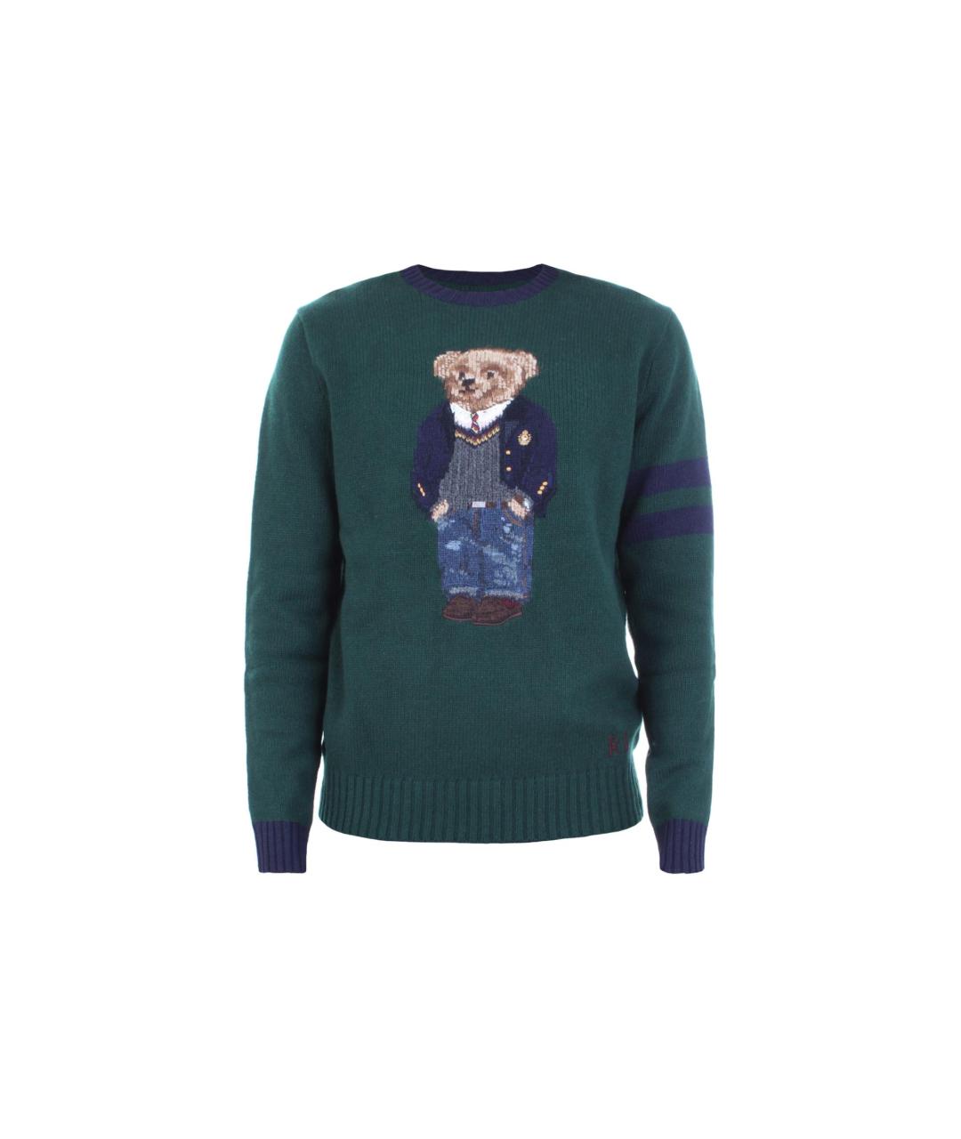 POLO RALPH LAUREN Зеленый джемпер / свитер, фото 6