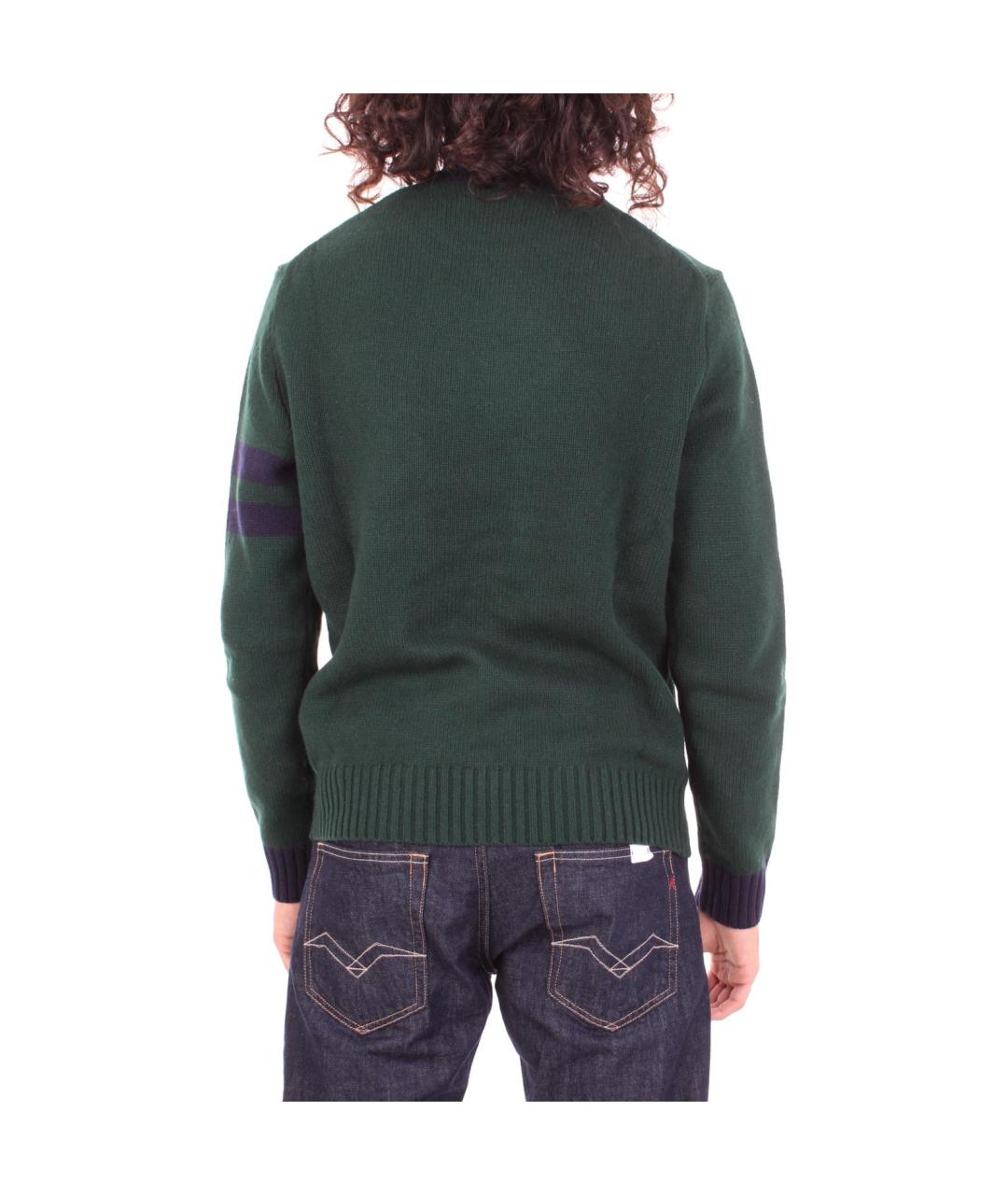 POLO RALPH LAUREN Зеленый джемпер / свитер, фото 3