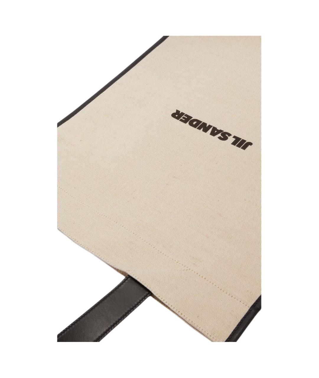 JIL SANDER Бежевая сумка на плечо, фото 4