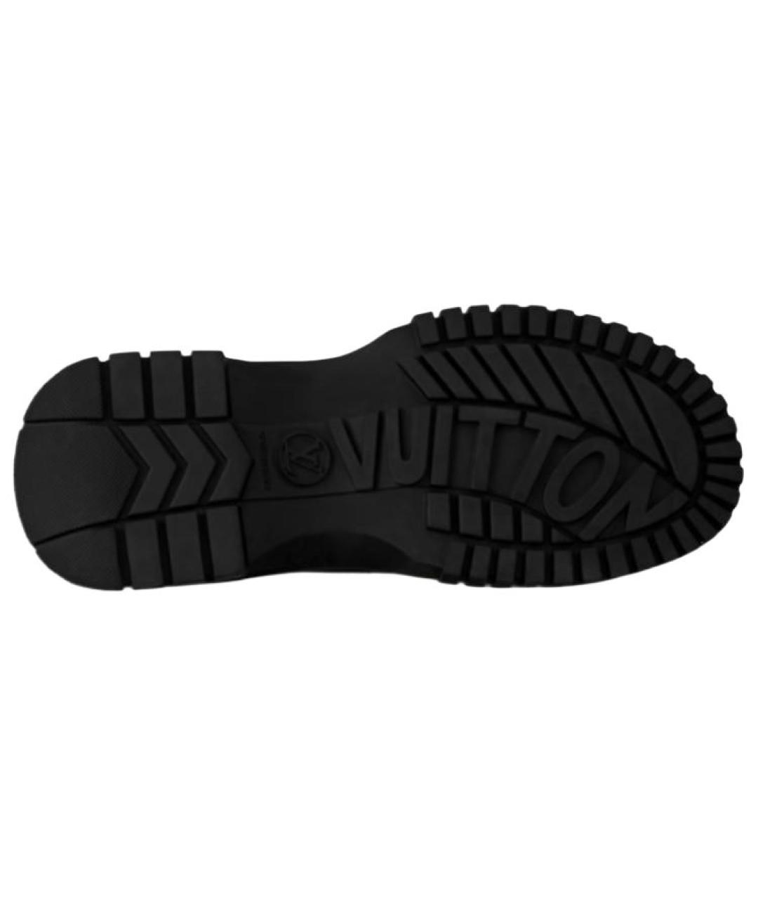 LOUIS VUITTON Бежевые кожаные ботинки, фото 5