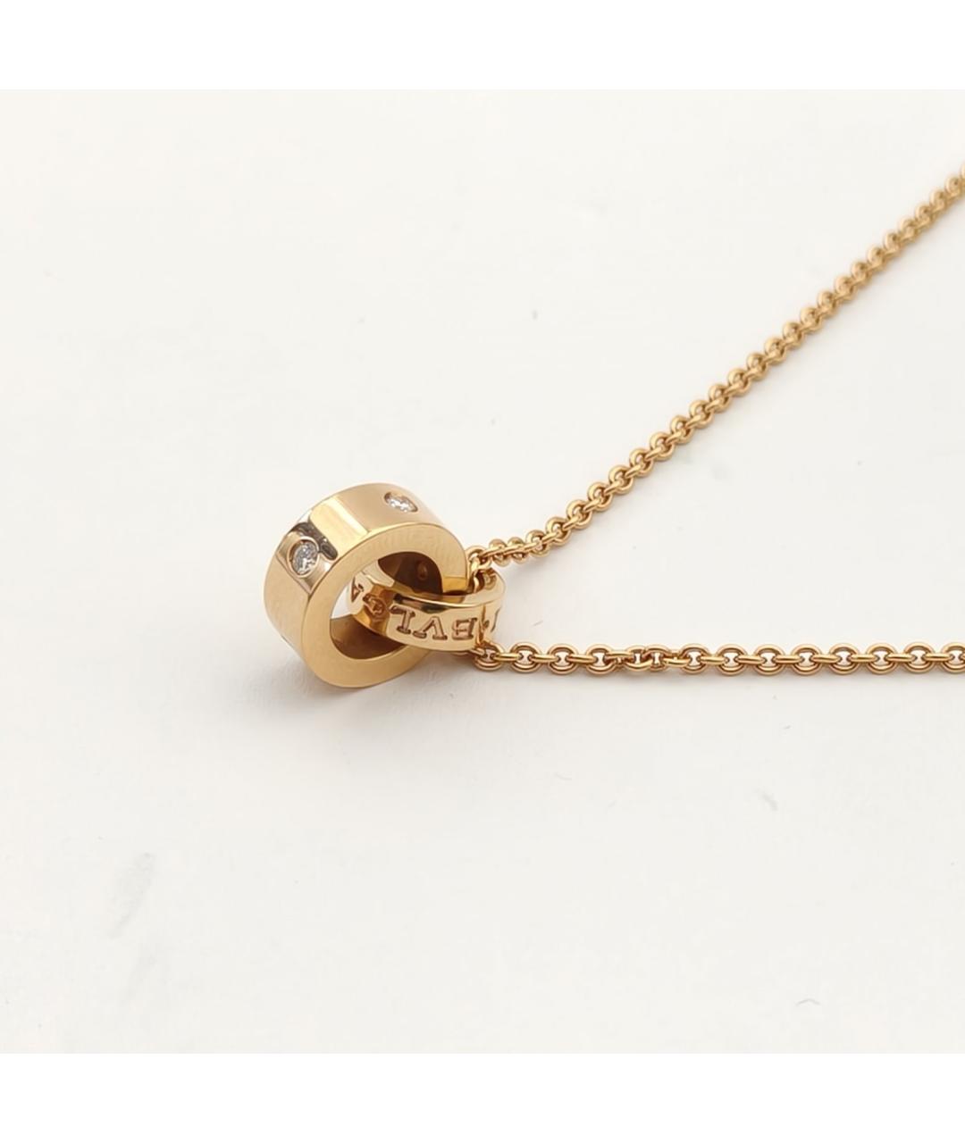 BVLGARI Золотое колье из розового золота, фото 5
