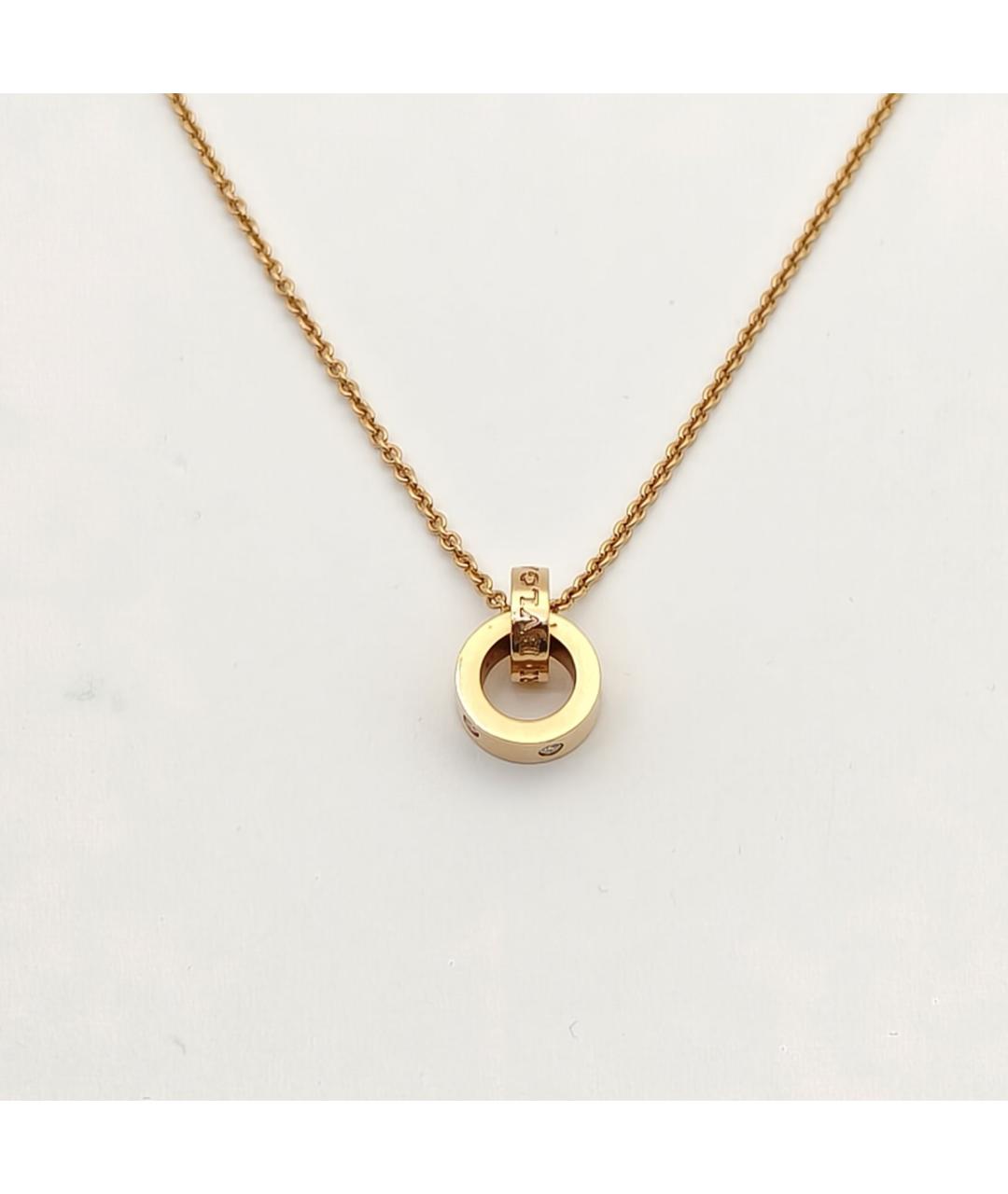BVLGARI Золотое колье из розового золота, фото 3