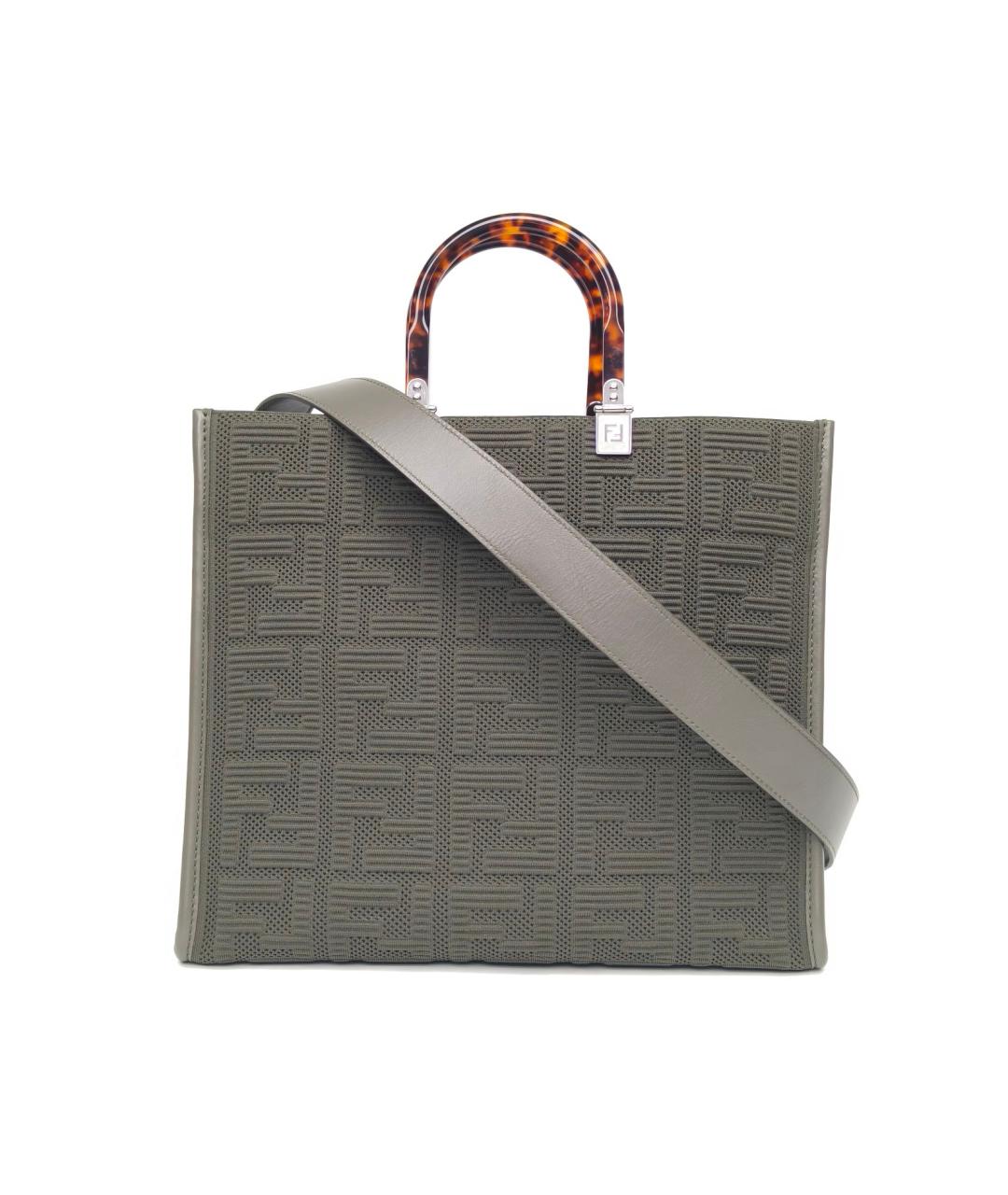 FENDI Зеленая сумка через плечо, фото 2