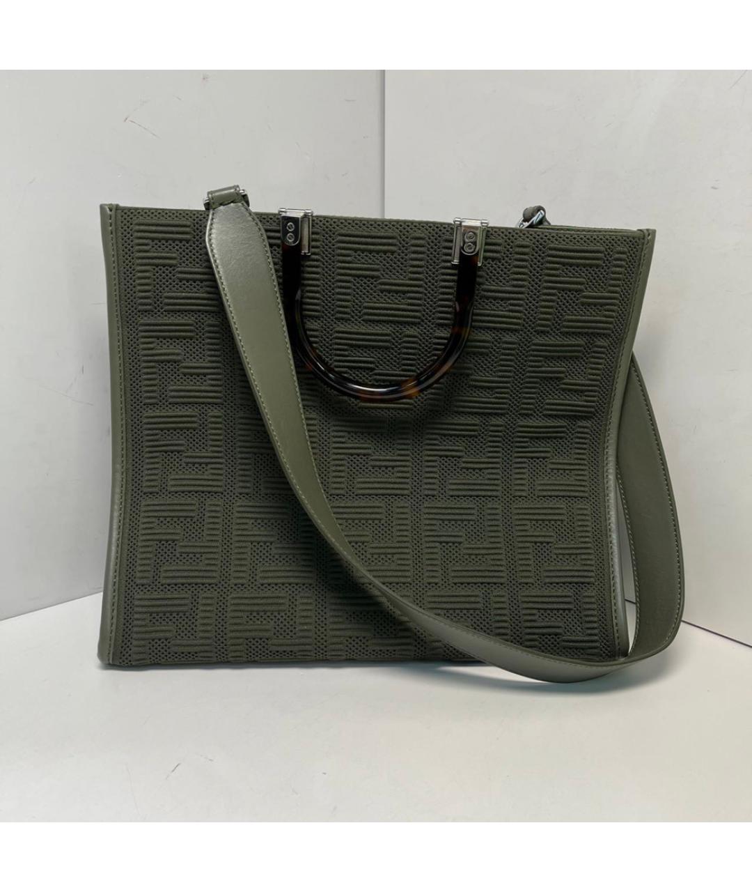 FENDI Зеленая сумка через плечо, фото 9