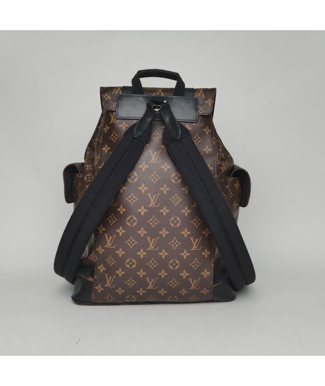 LOUIS VUITTON Коричневый рюкзак, фото 4