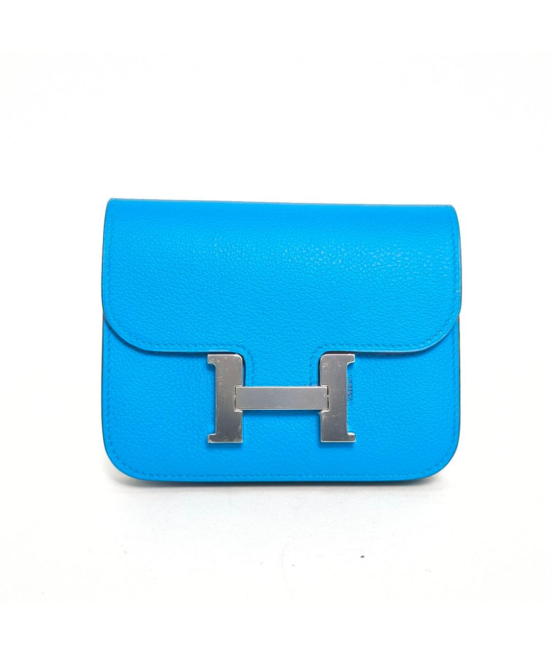 HERMES Синяя кожаная сумка через плечо, фото 2