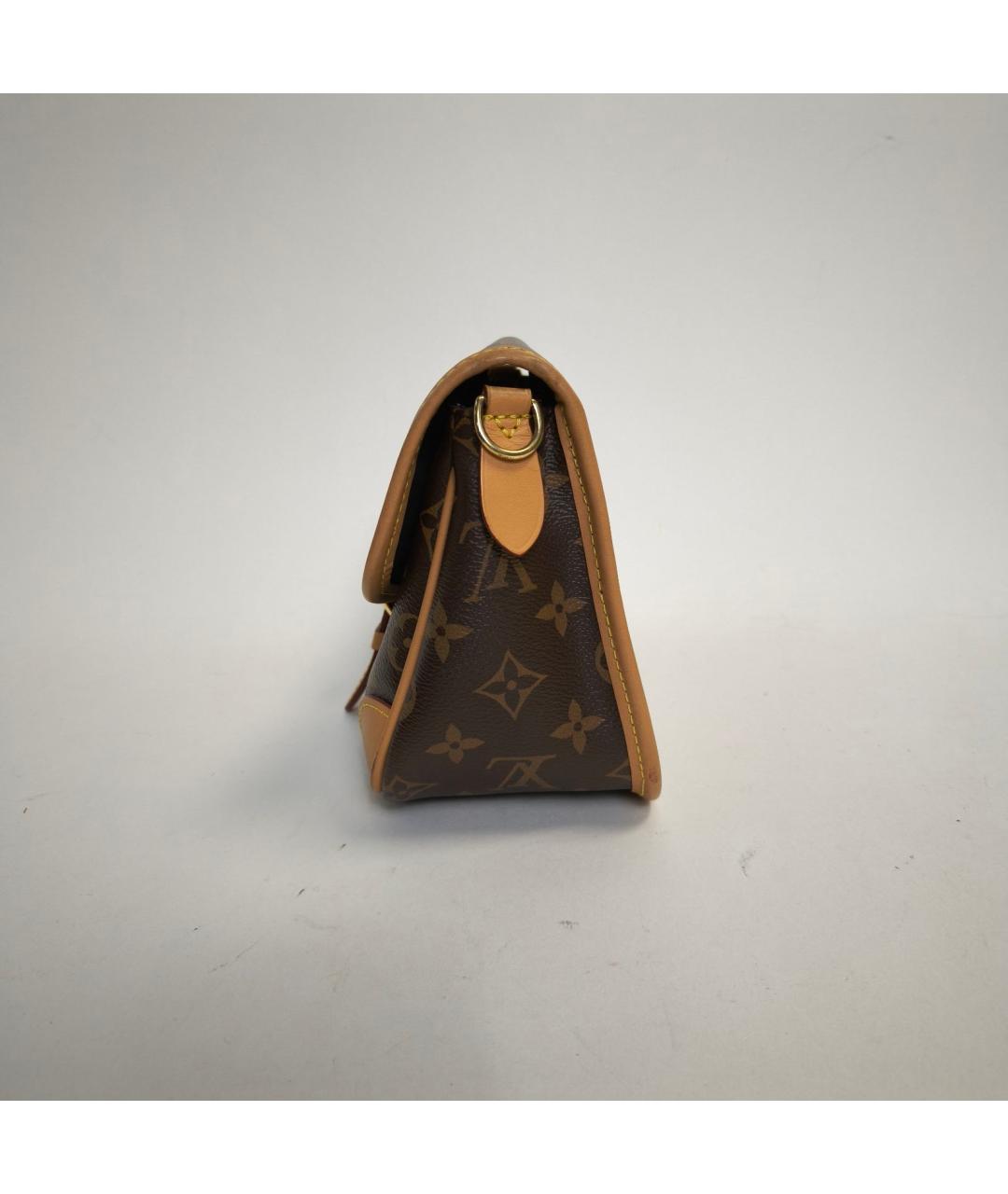 LOUIS VUITTON Коричневая сумка через плечо, фото 3