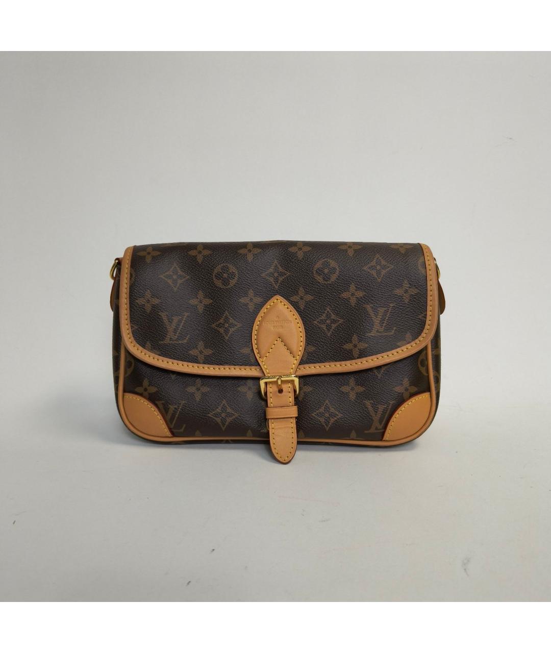 LOUIS VUITTON Коричневая сумка через плечо, фото 2