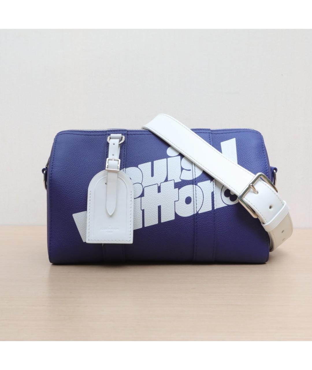 LOUIS VUITTON Синяя сумка через плечо, фото 2