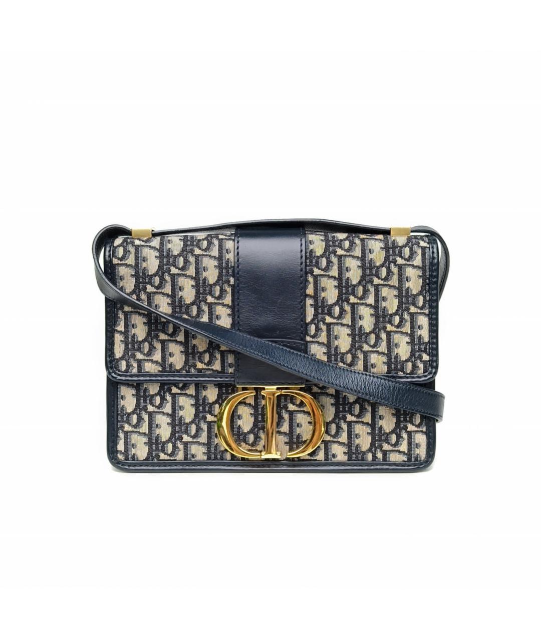 CHRISTIAN DIOR Темно-синяя сумка через плечо, фото 2
