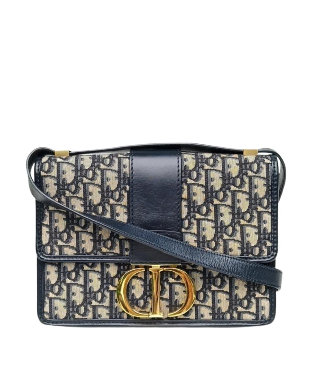 CHRISTIAN DIOR Темно-синяя сумка через плечо, фото 1