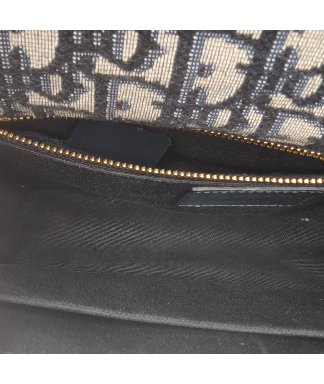 CHRISTIAN DIOR Темно-синяя сумка через плечо, фото 8