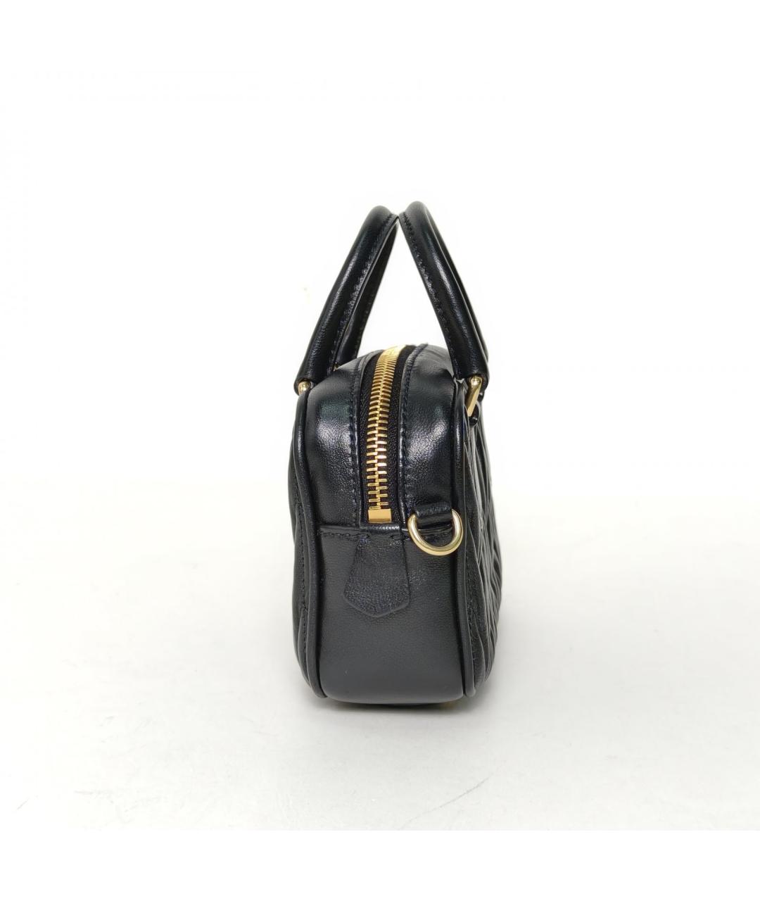 MIU MIU Черная кожаная сумка через плечо, фото 3