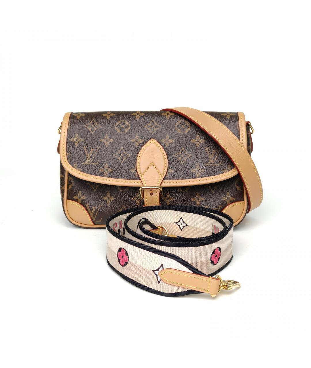 LOUIS VUITTON Коричневая сумка через плечо, фото 7