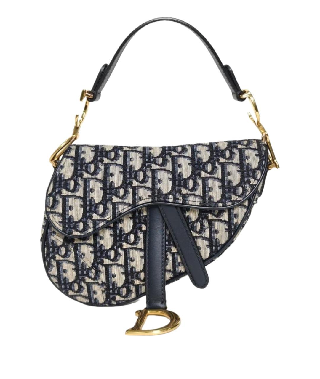 CHRISTIAN DIOR Темно-синяя сумка через плечо, фото 1