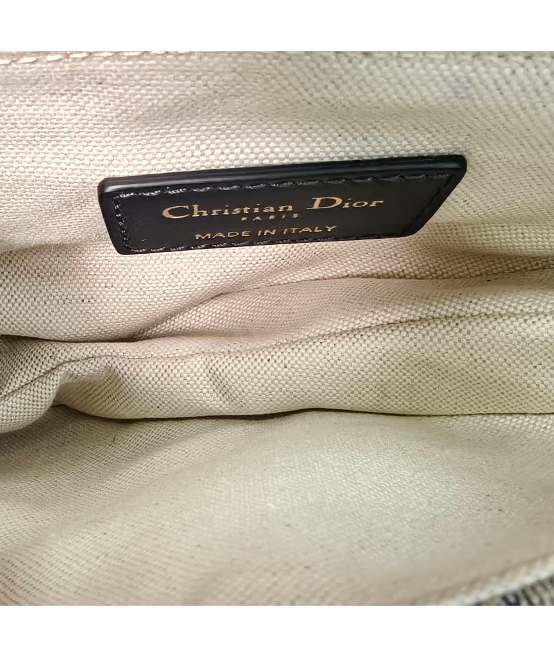 CHRISTIAN DIOR Темно-синяя сумка через плечо, фото 8