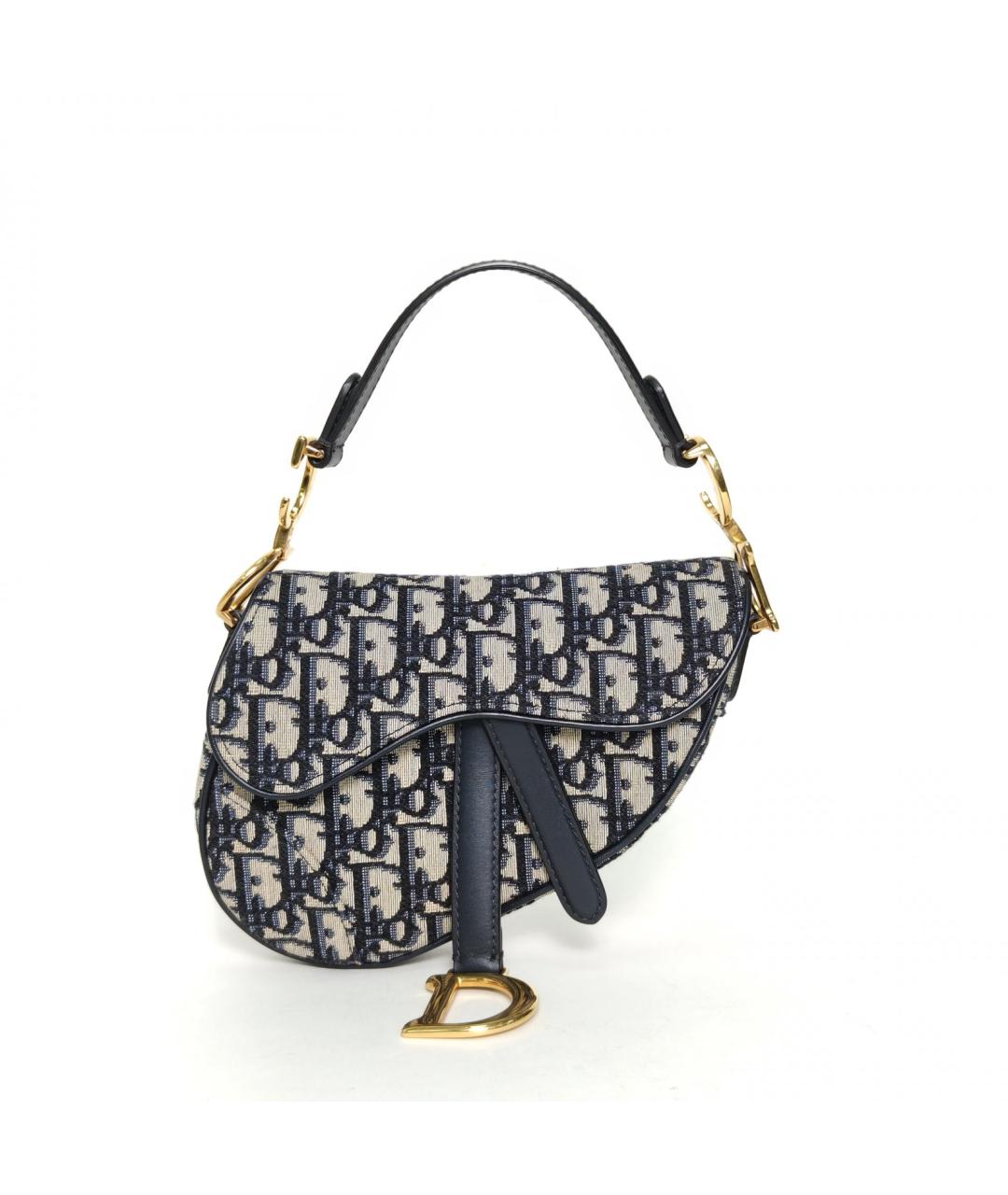 CHRISTIAN DIOR Темно-синяя сумка через плечо, фото 2
