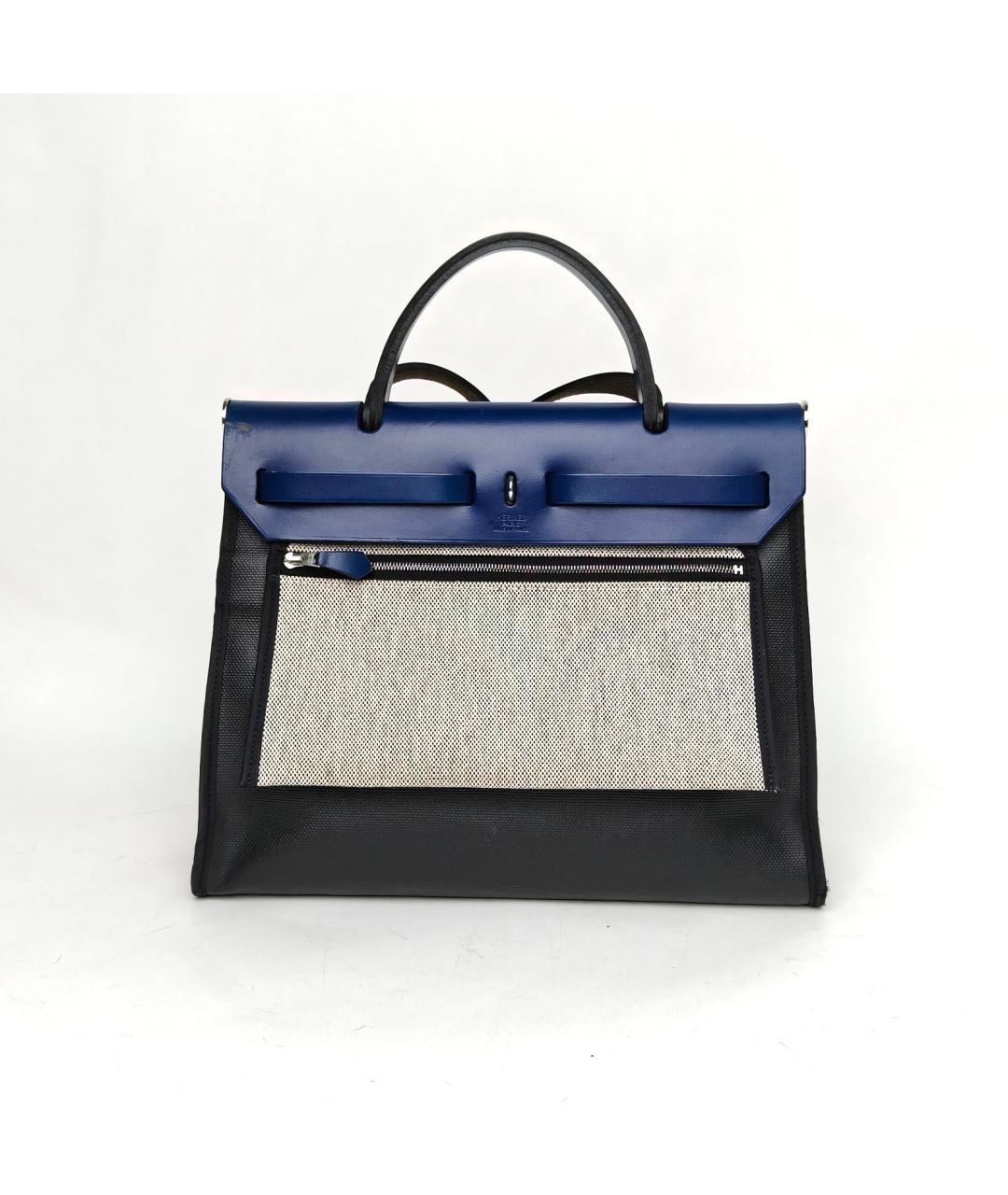 HERMES Темно-синяя сумка через плечо, фото 4