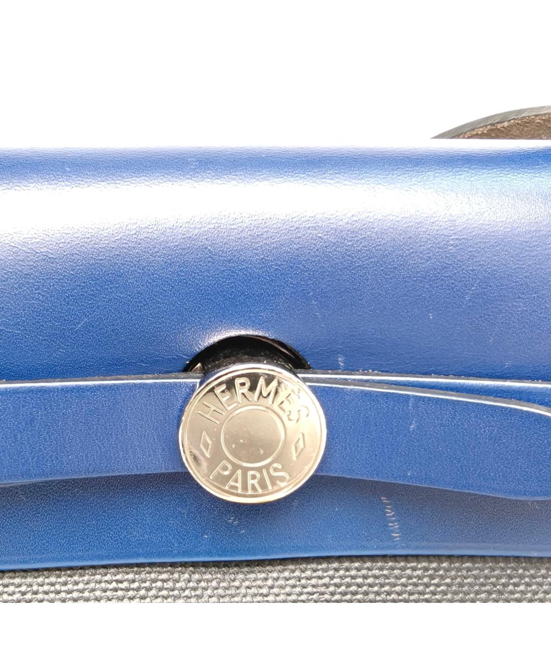 HERMES Темно-синяя сумка через плечо, фото 7