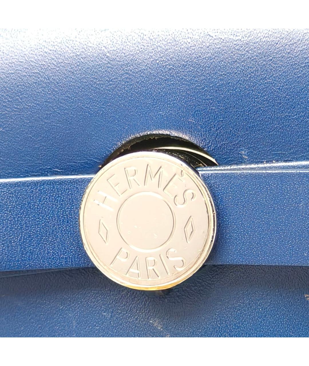 HERMES Темно-синяя сумка через плечо, фото 8