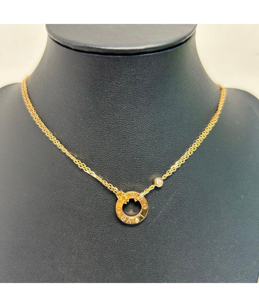 CARTIER Золотое колье из розового золота, фото 2