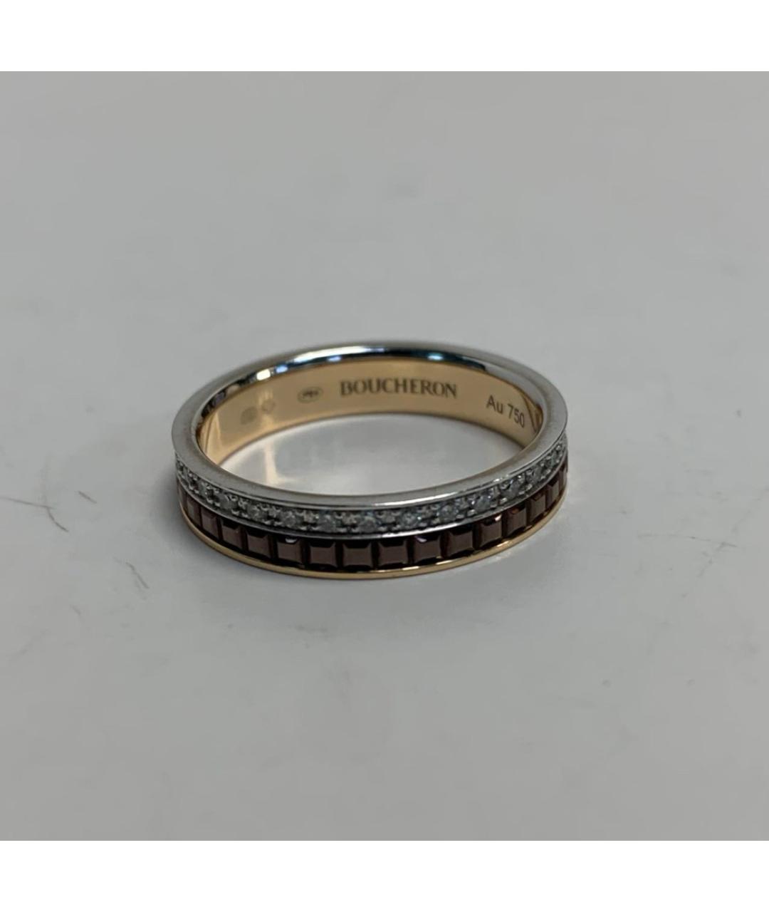 BOUCHERON Коричневое кольцо из белого золота, фото 6