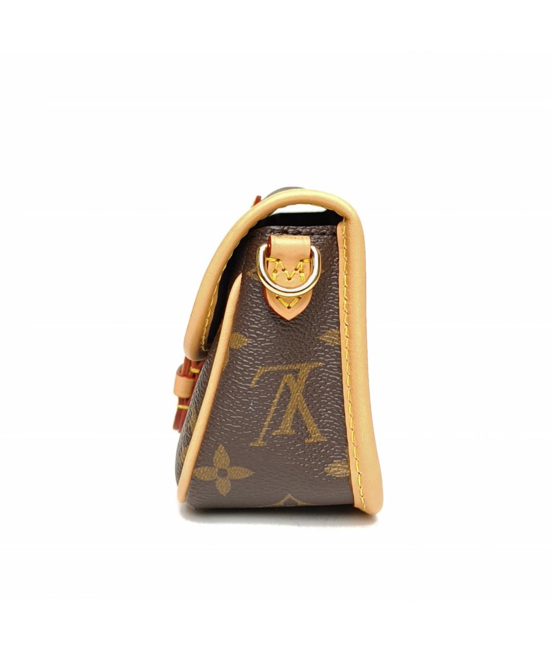 LOUIS VUITTON Коричневая сумка через плечо, фото 3