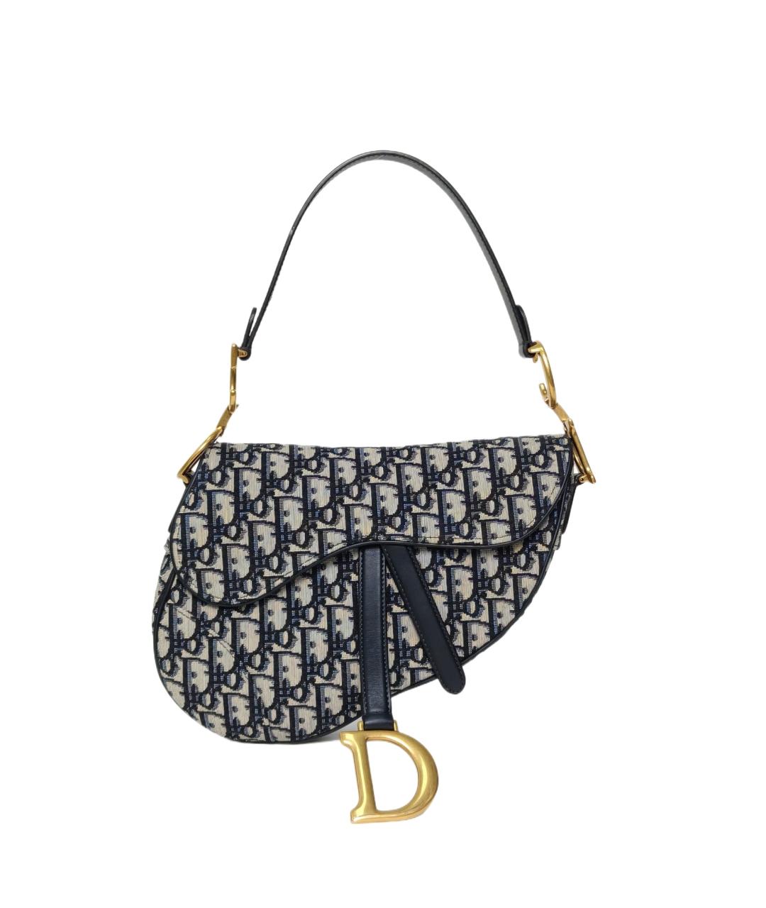 CHRISTIAN DIOR Темно-синяя сумка через плечо, фото 1