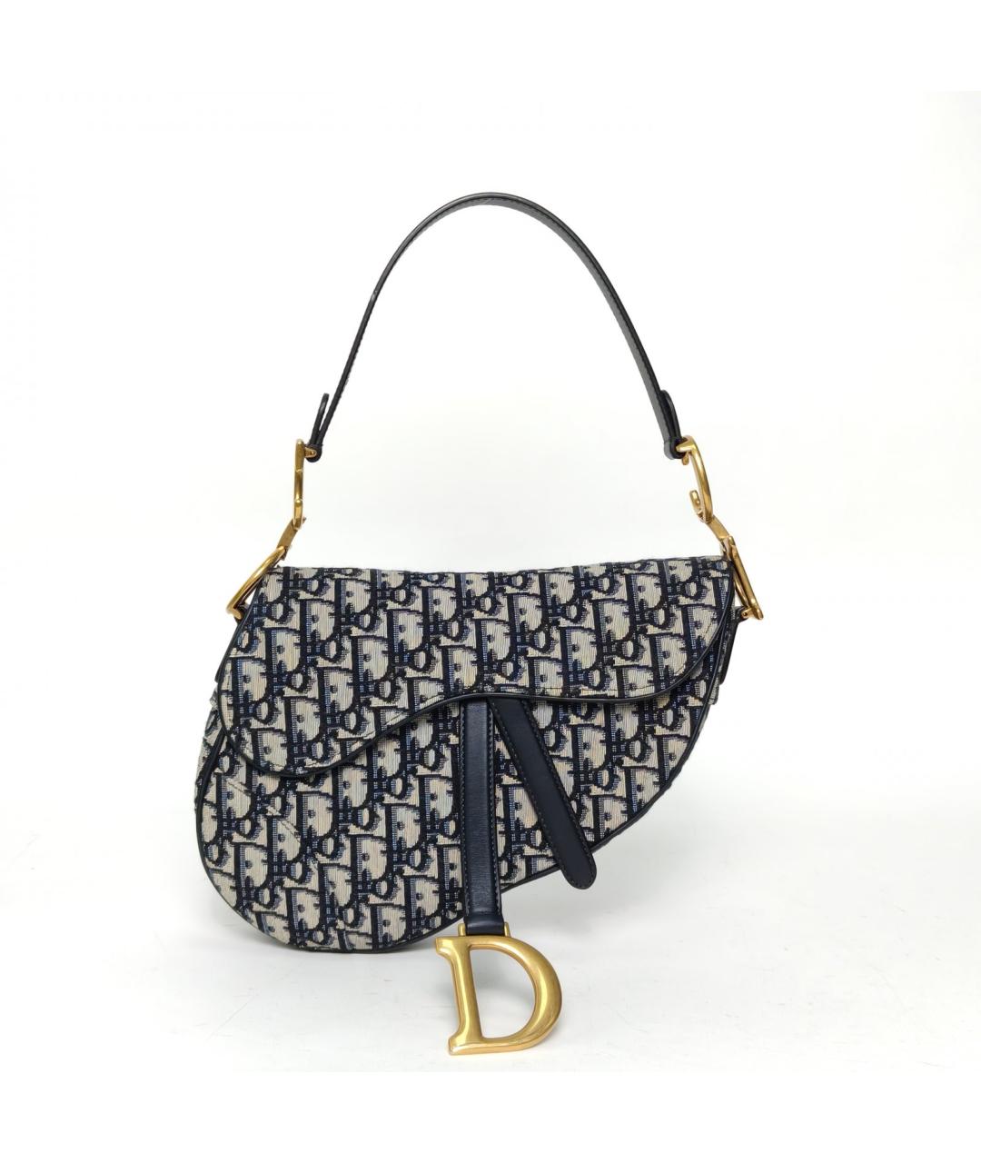 CHRISTIAN DIOR Темно-синяя сумка через плечо, фото 2