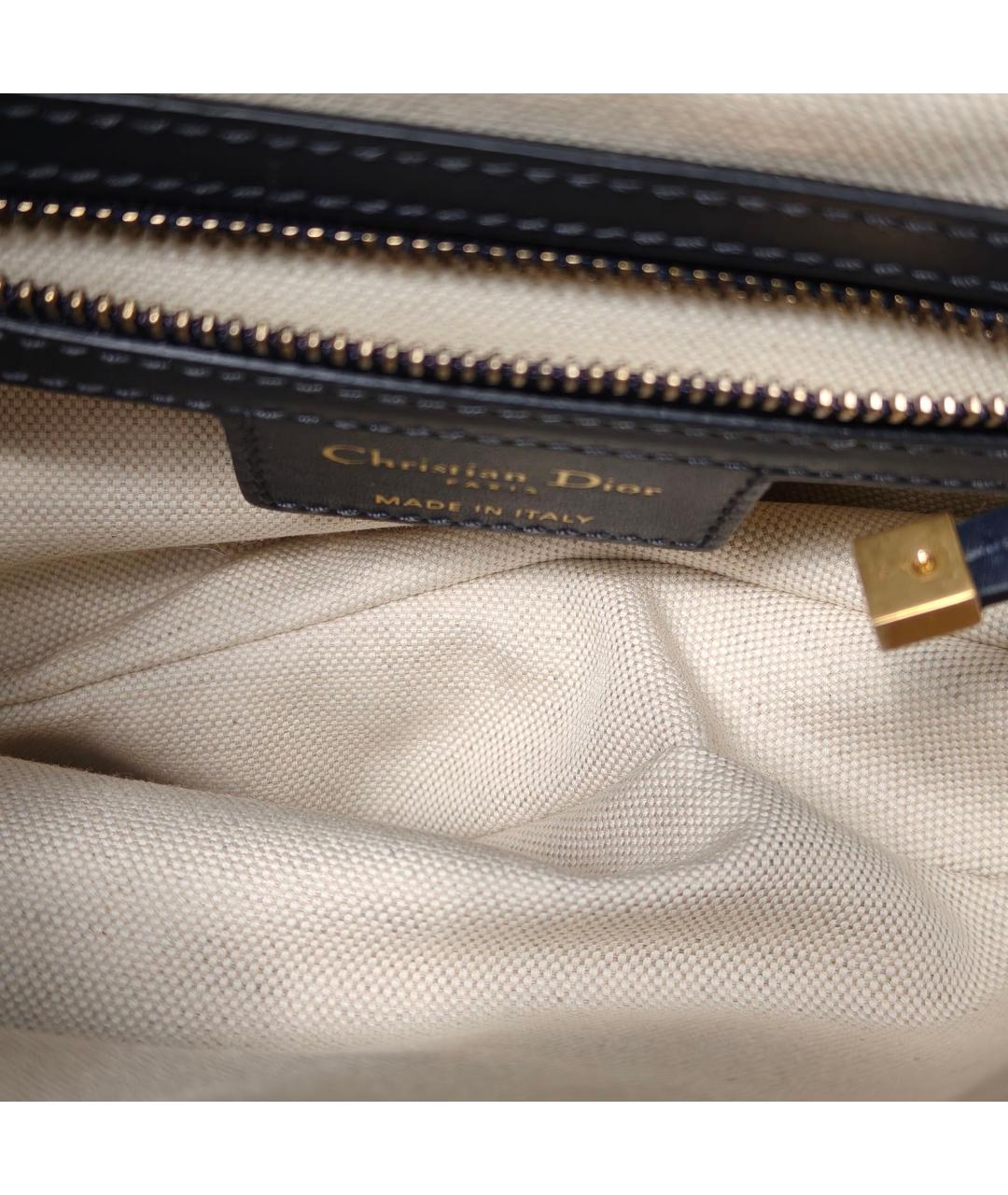 CHRISTIAN DIOR Темно-синяя сумка через плечо, фото 8