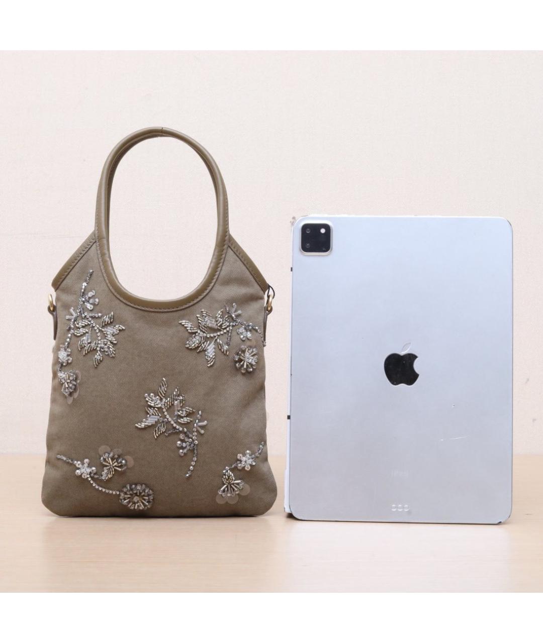 MIU MIU Коричневая кожаная сумка через плечо, фото 7