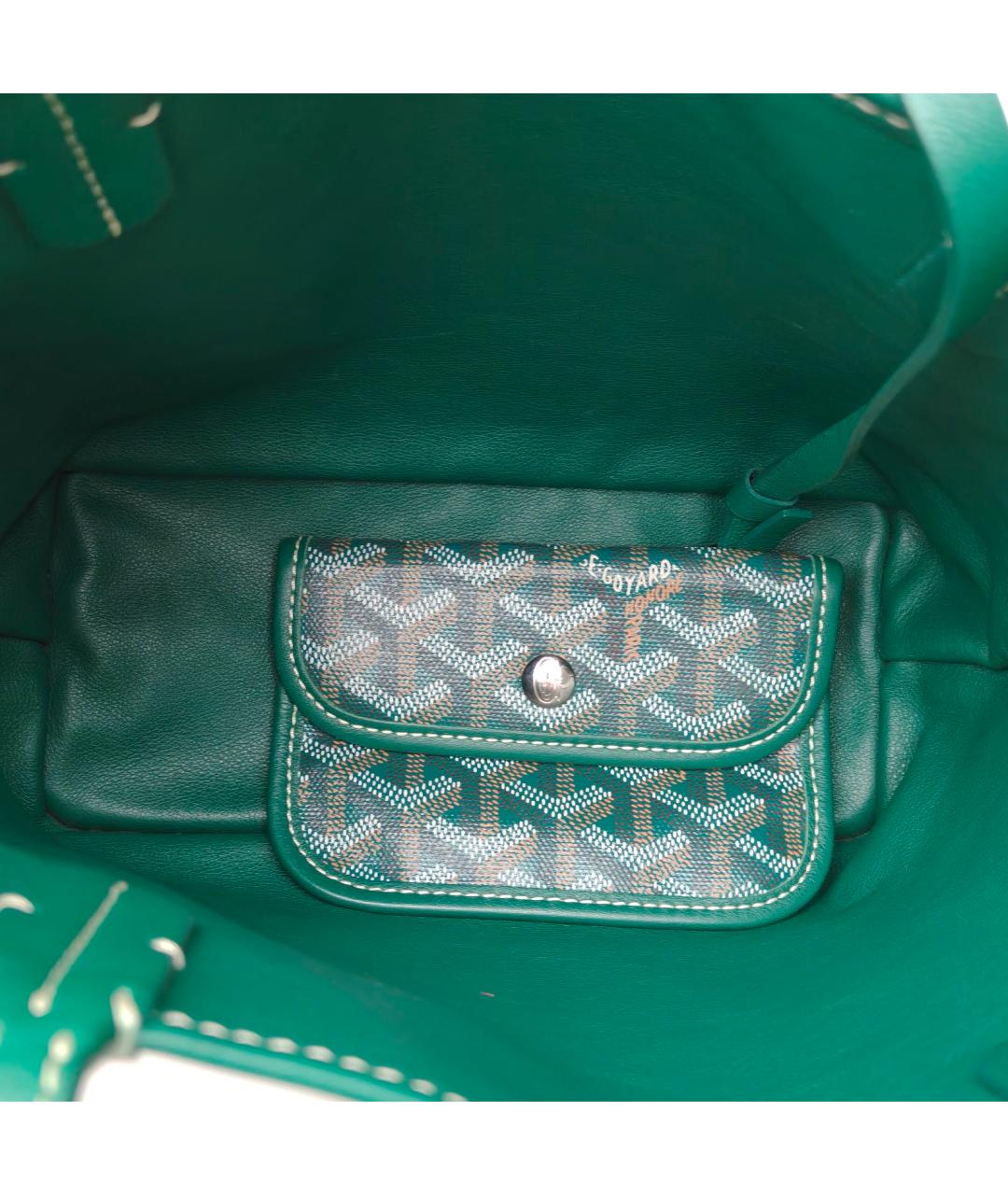 GOYARD Зеленая сумка через плечо, фото 7