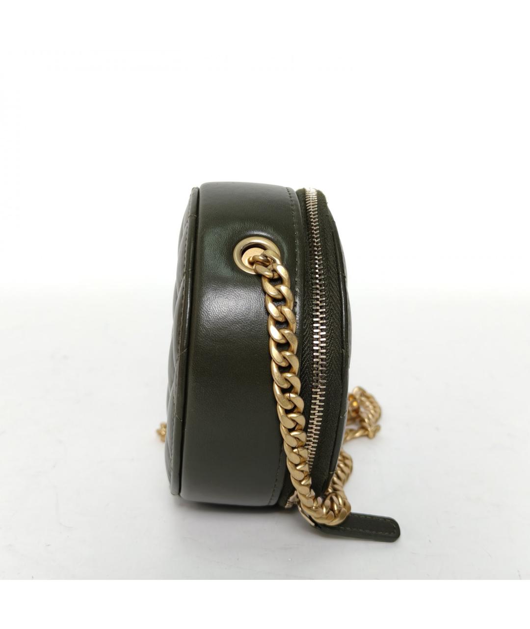 CHANEL Зеленая кожаная сумка через плечо, фото 3